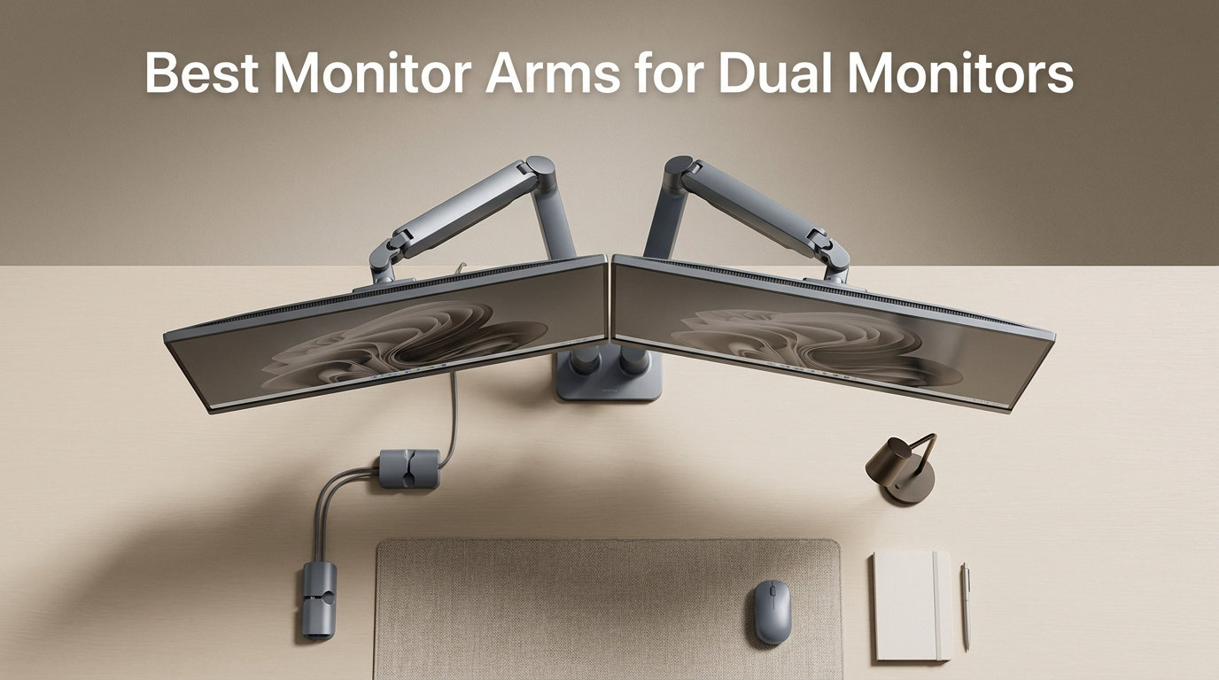 Best Monitor Arms for Dual Monitors