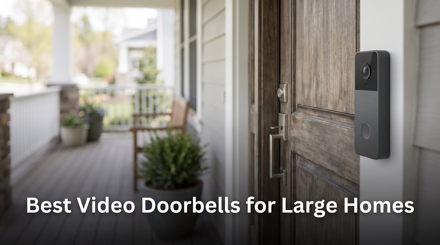 Best video doorbells for large homes