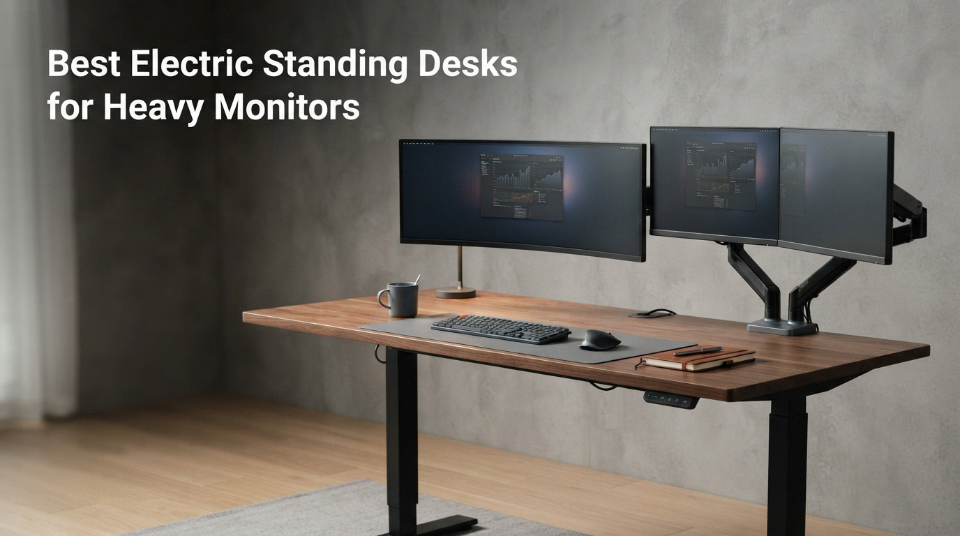 Best Electric Standing Desks for Heavy Monitors
