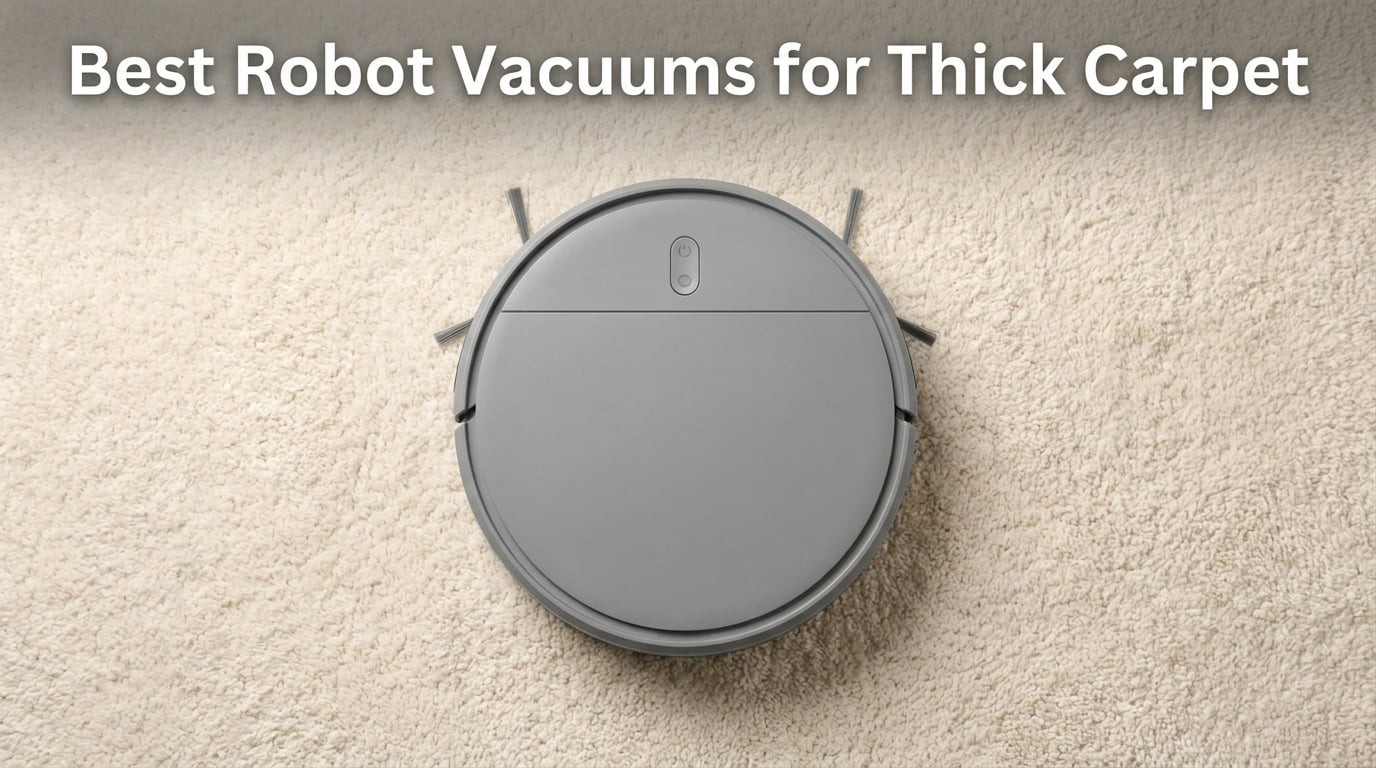 Best robot vacuums for thick carpet