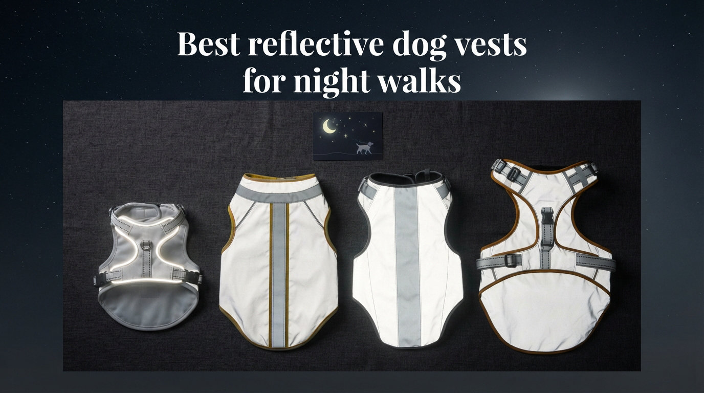 Best reflective dog vests for night walks