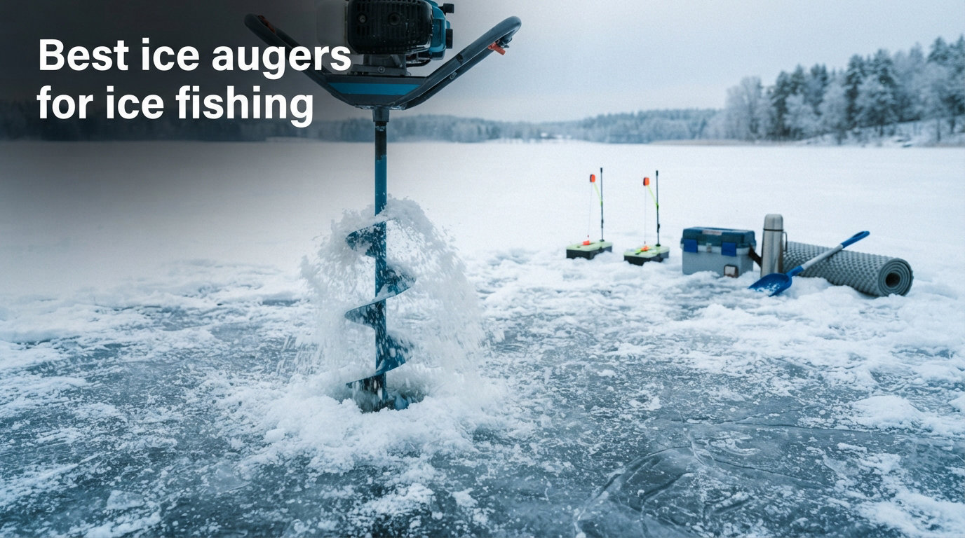 Best ice augers for ice fishing