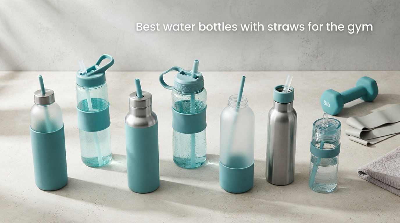 Best water bottles with straws for the gym