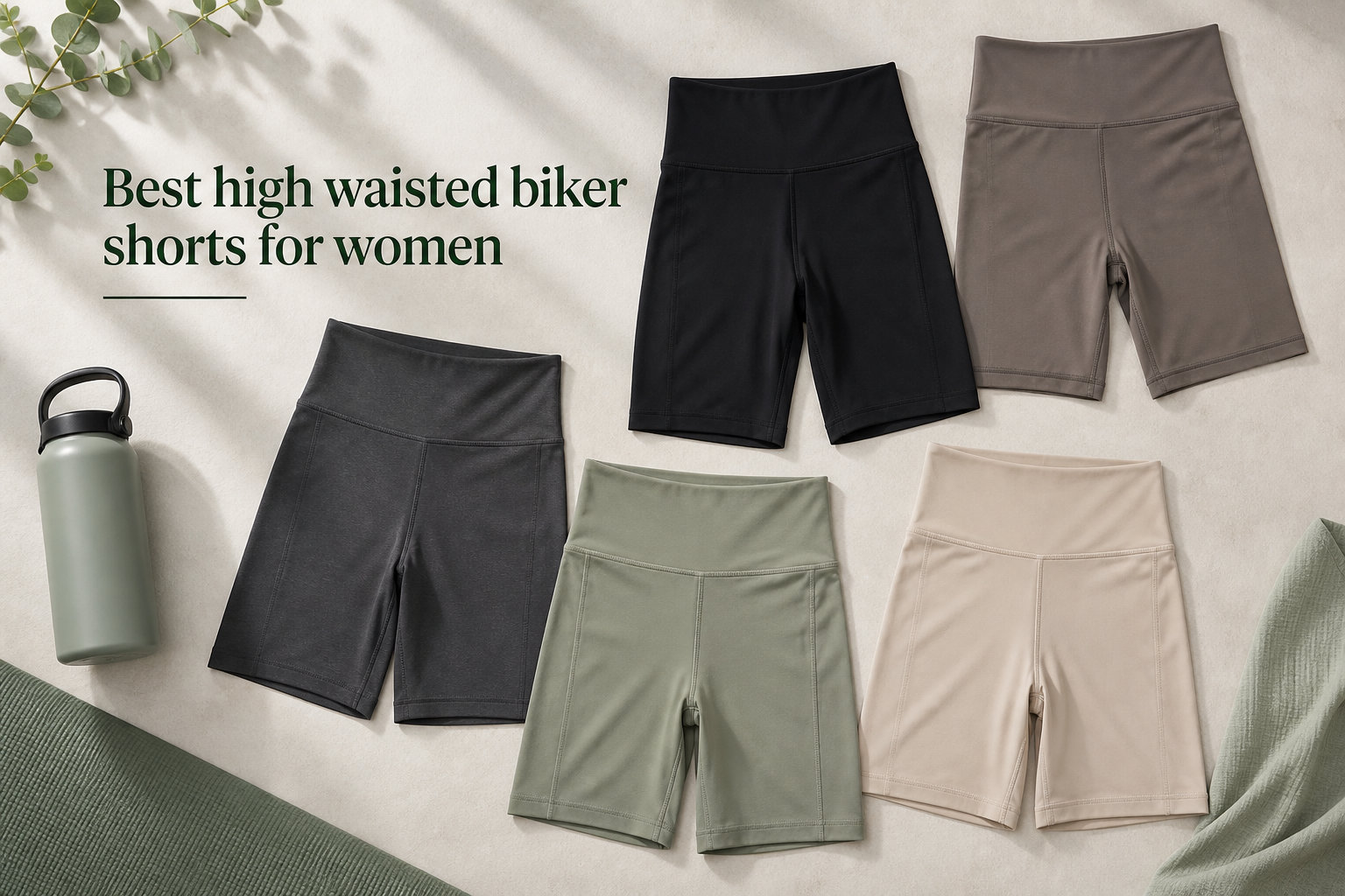 Best high waisted biker shorts for women