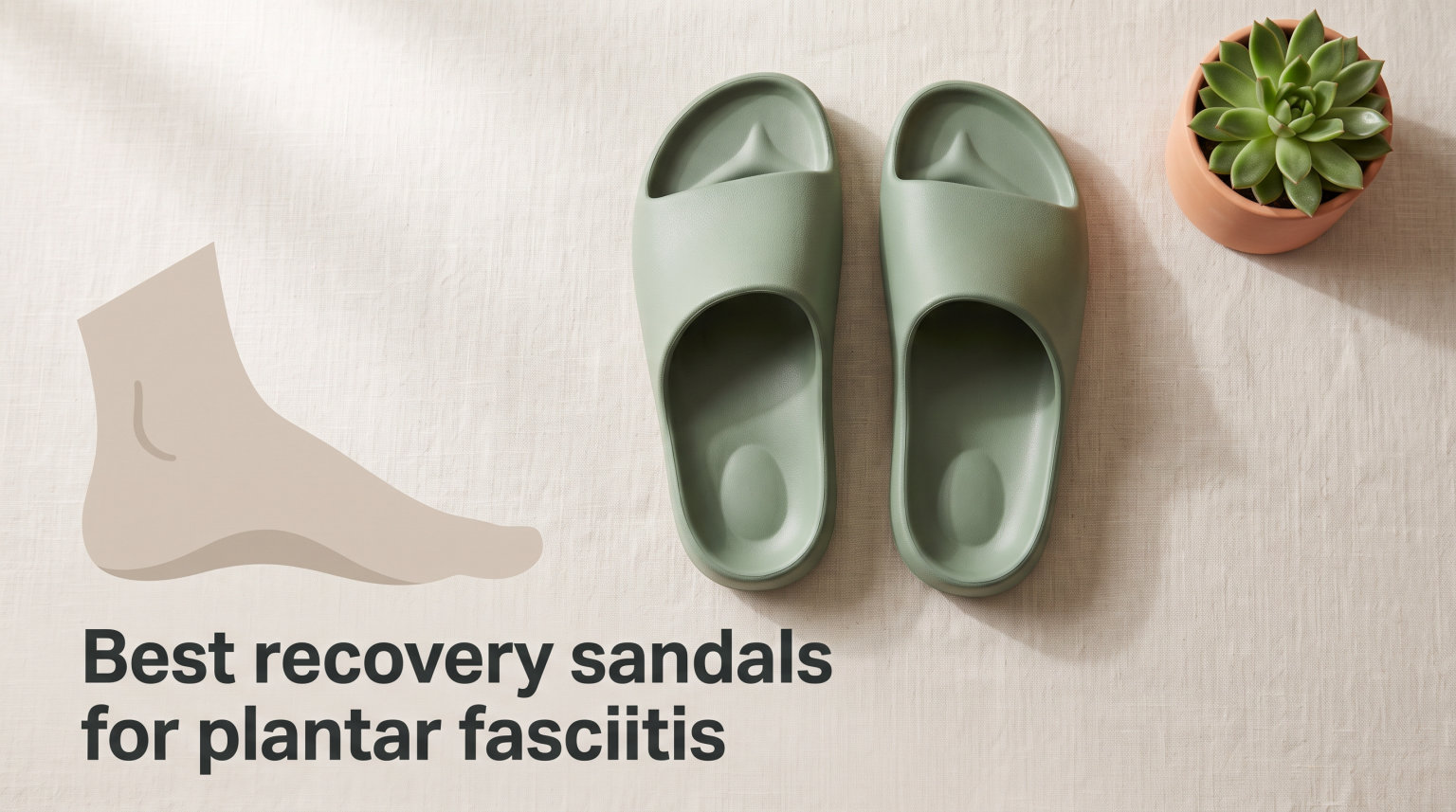 Best recovery sandals for plantar fasciitis