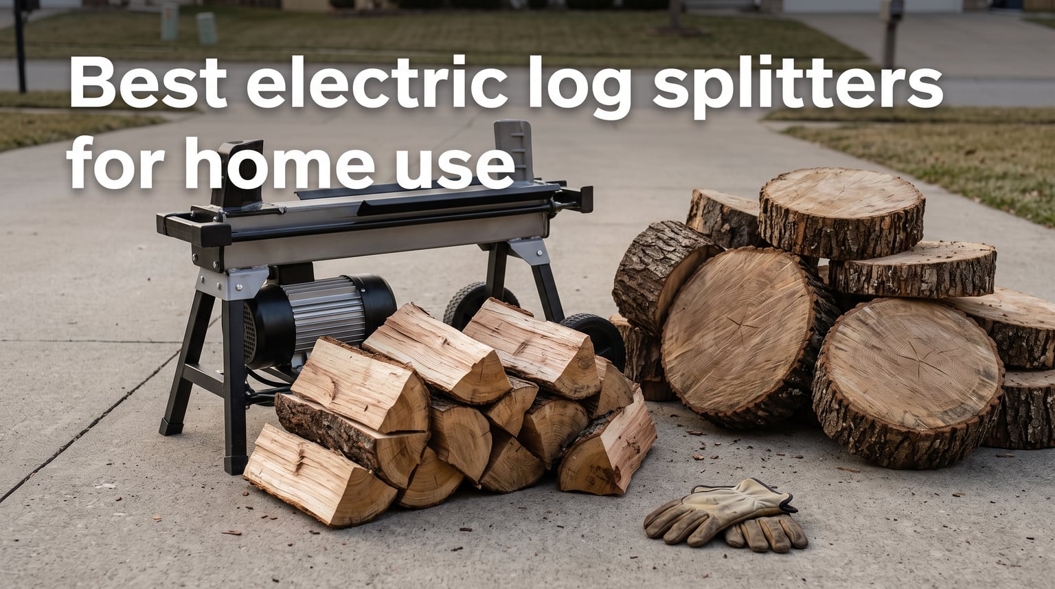 Best electric log splitters for home use