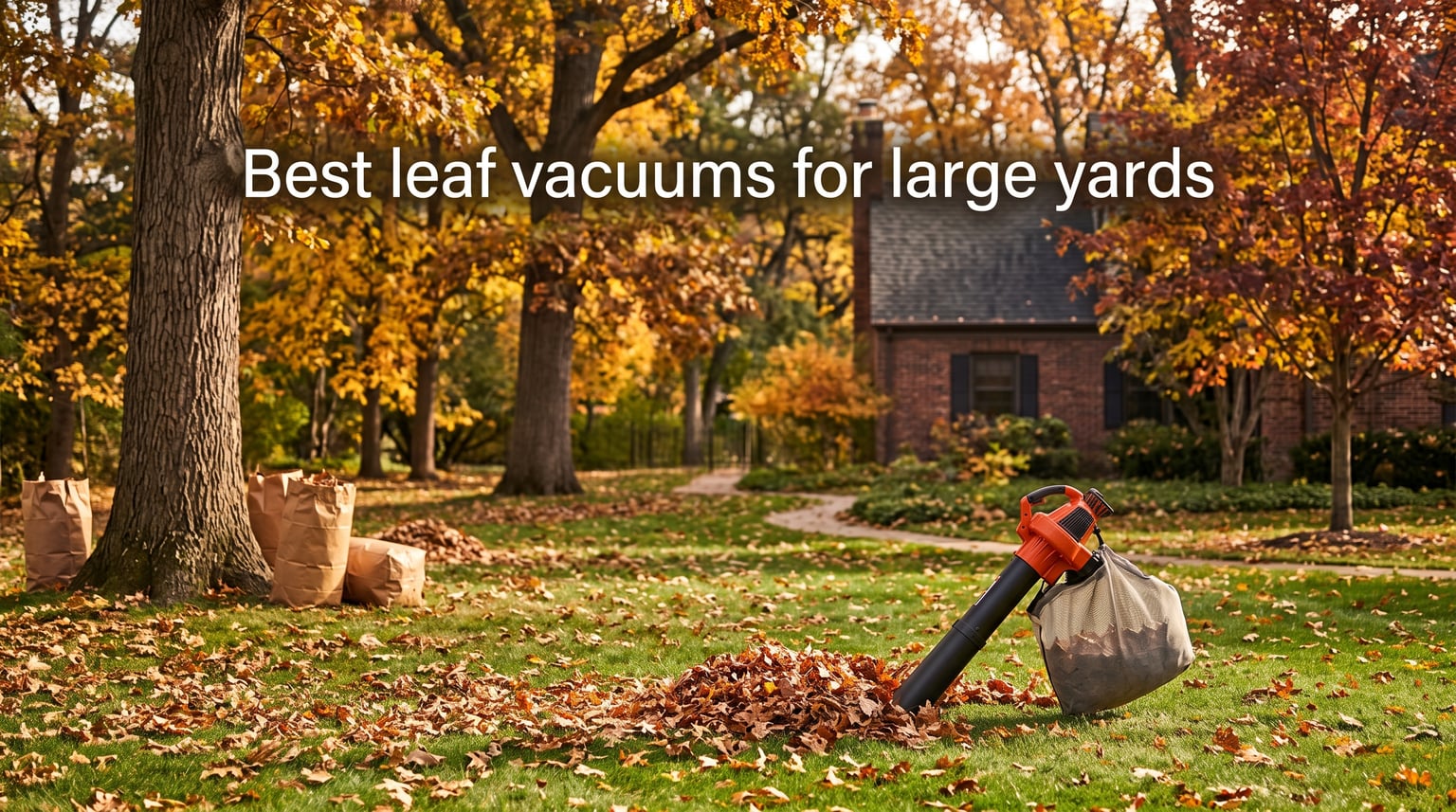 Best leaf vacuums for large yards