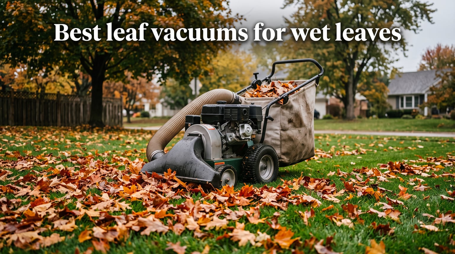 Best leaf vacuums for wet leaves