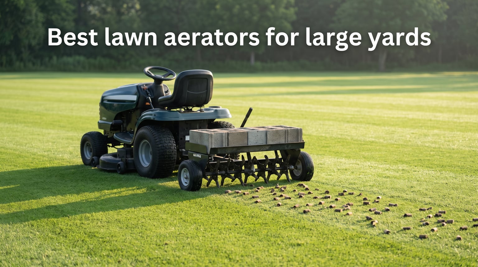 Best lawn aerators for large yards