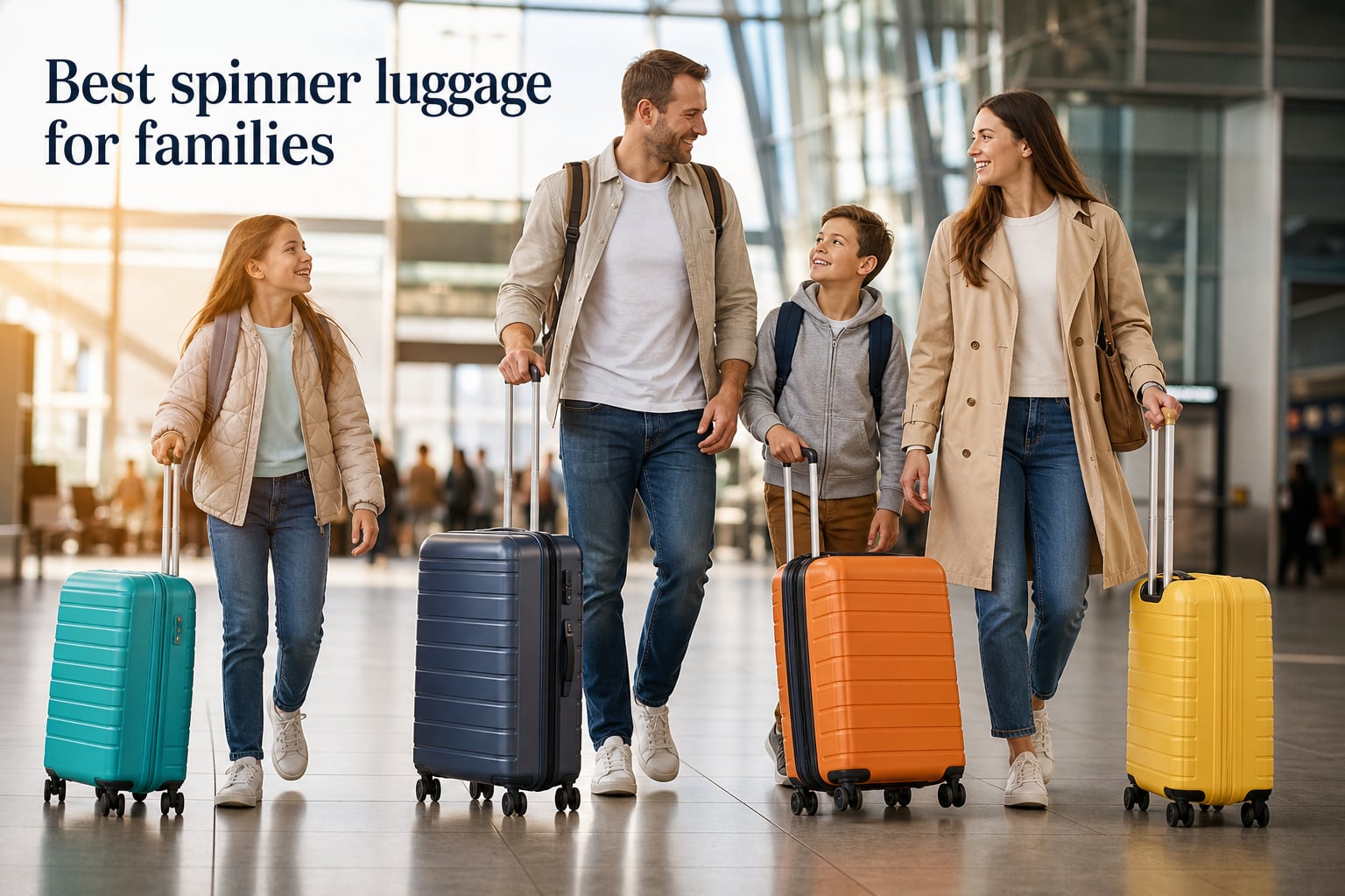 Best spinner luggage for families
