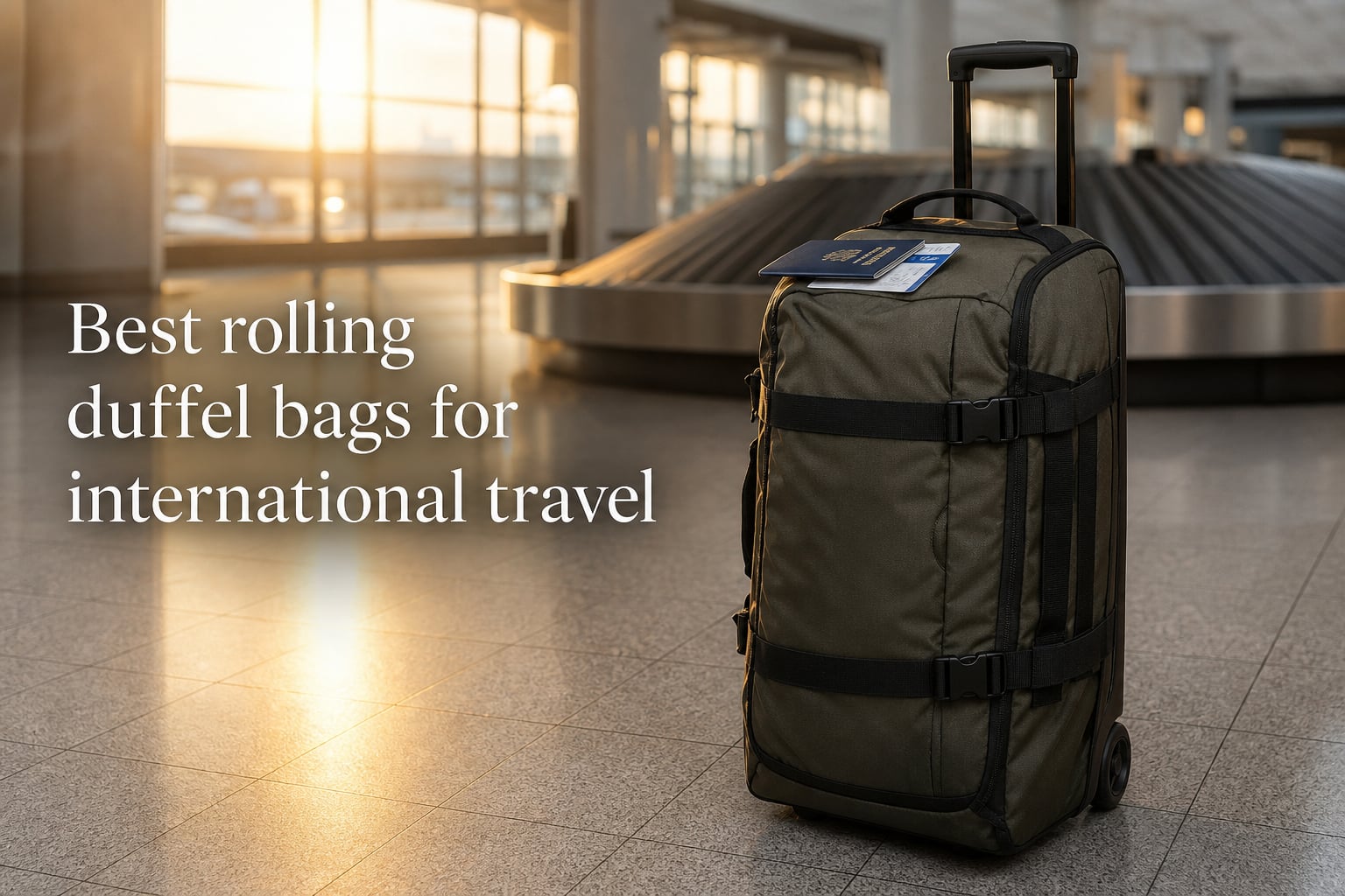 Best rolling duffel bags for international travel