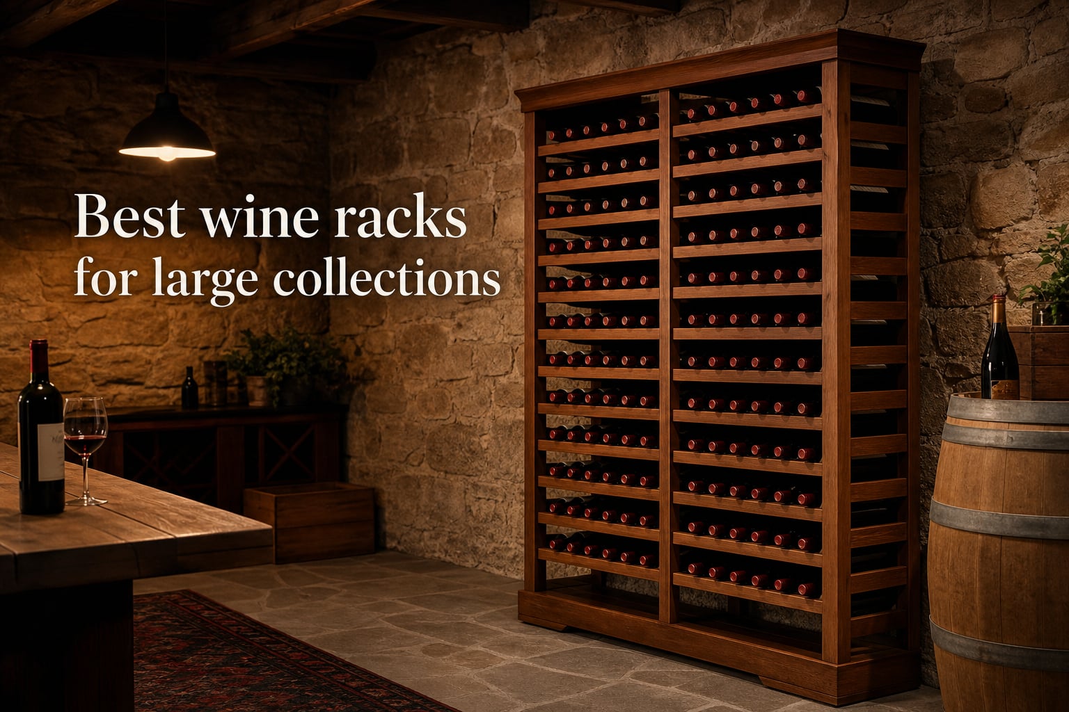 Best wine racks for large collections