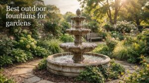 Best outdoor fountains for gardens