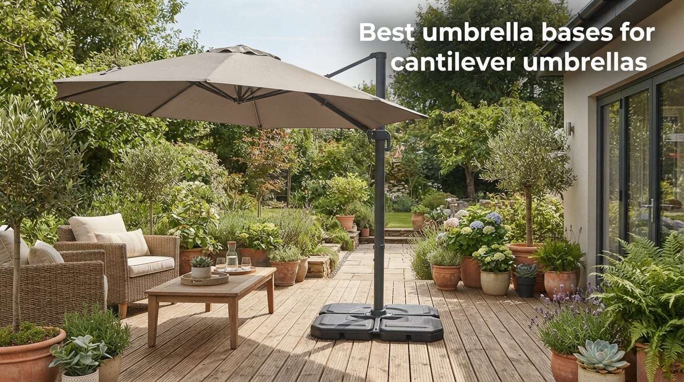 Best umbrella bases for cantilever umbrellas