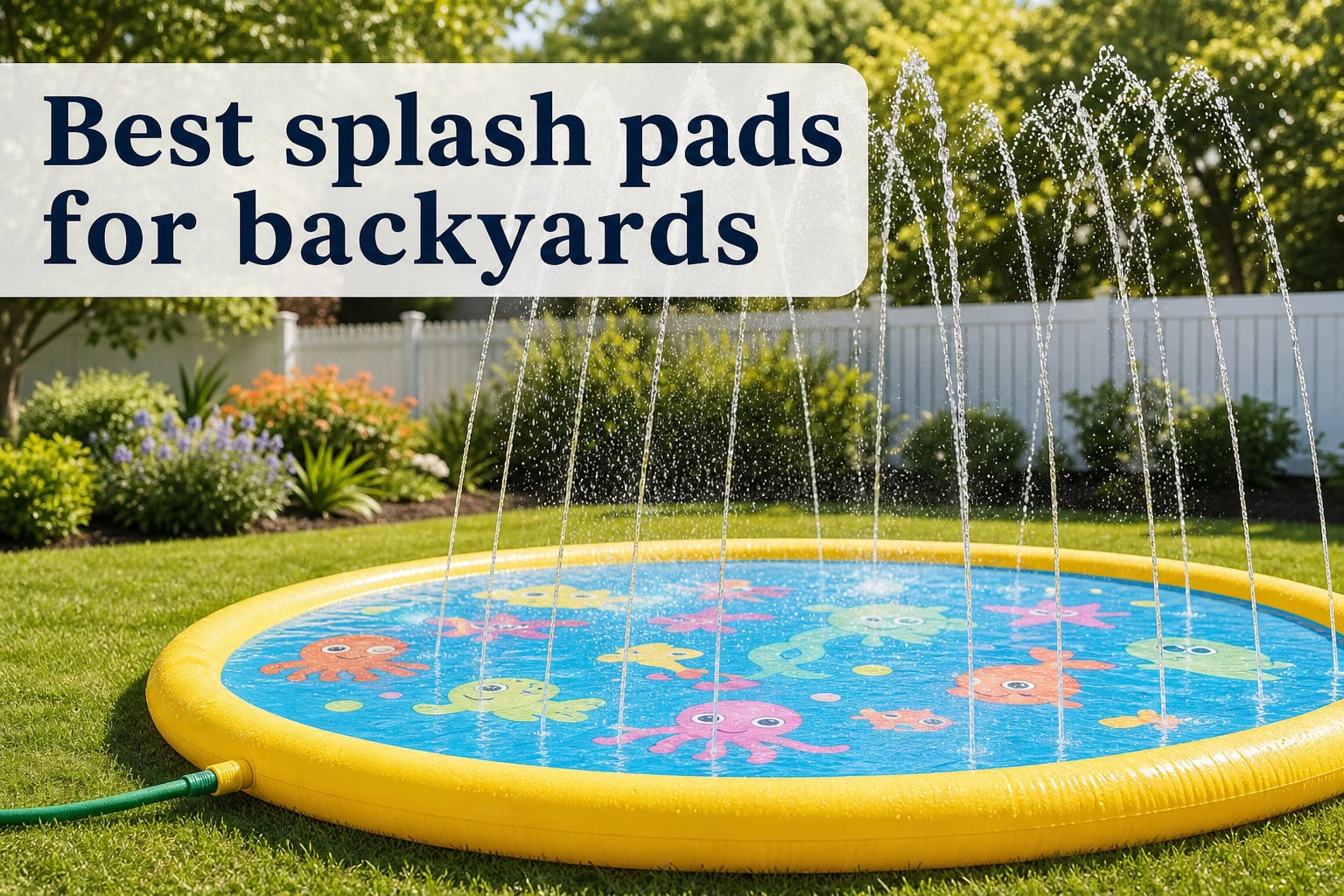 Best splash pads for backyards