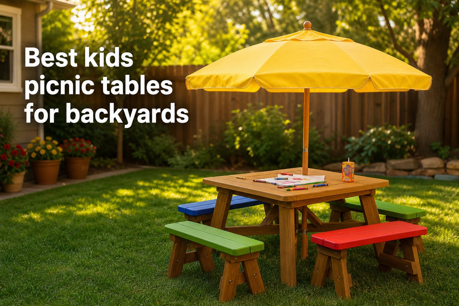 Best kids picnic tables for backyards