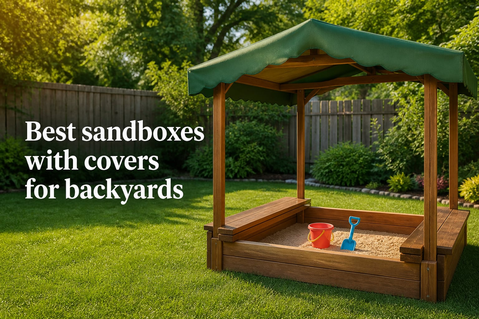 Best sandboxes with covers for backyards