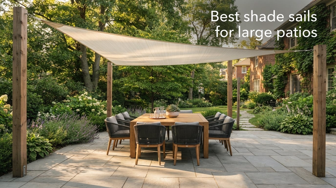 Best shade sails for large patios