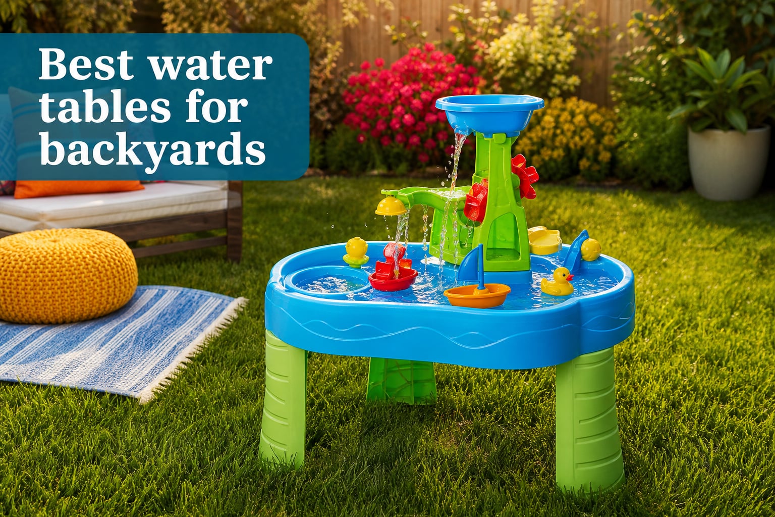 Best water tables for backyards
