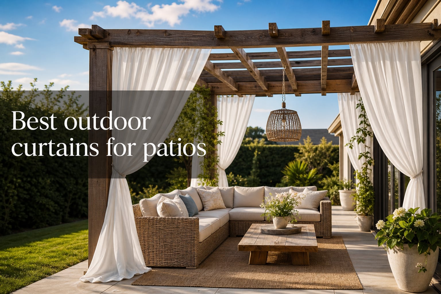Best outdoor curtains for patios