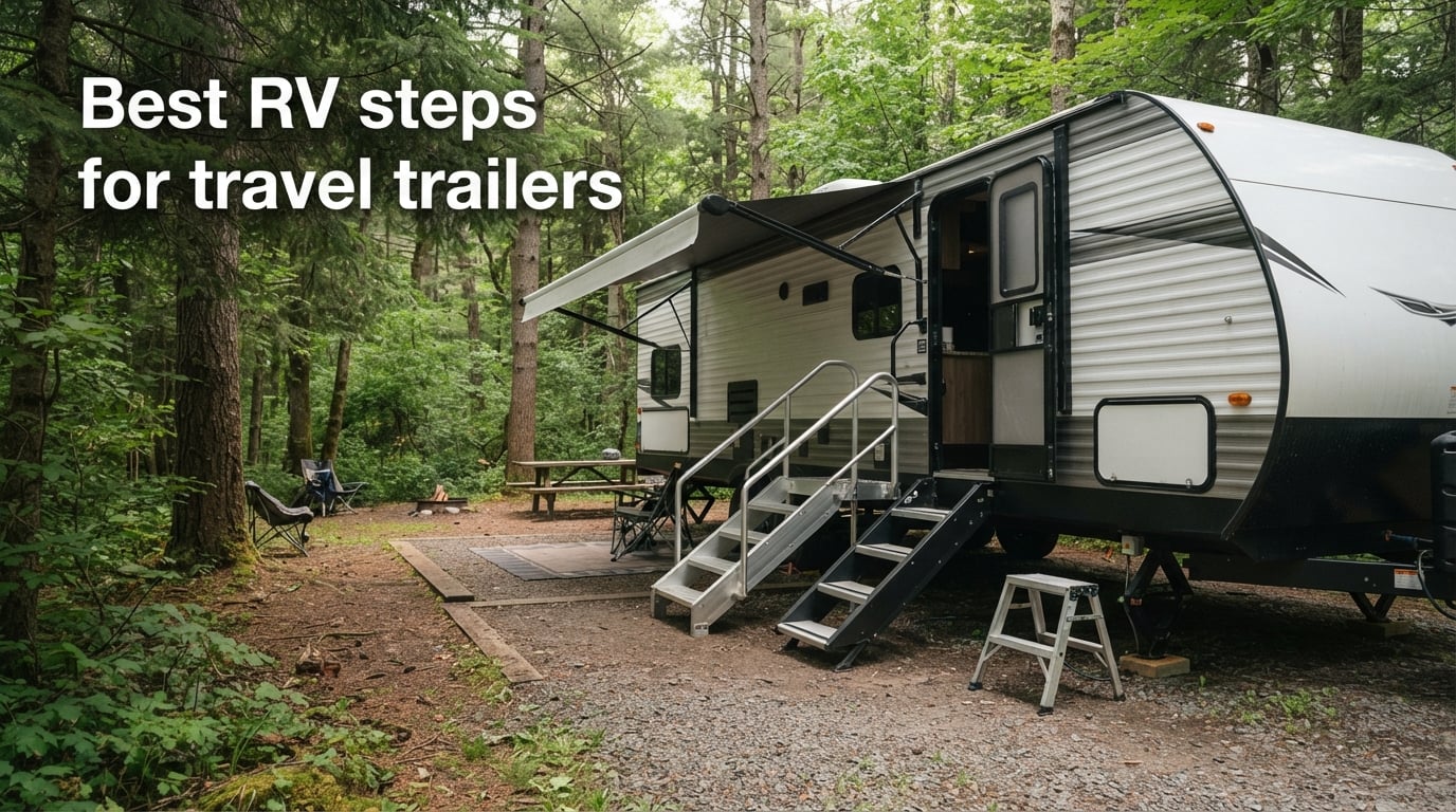Best RV steps for travel trailers