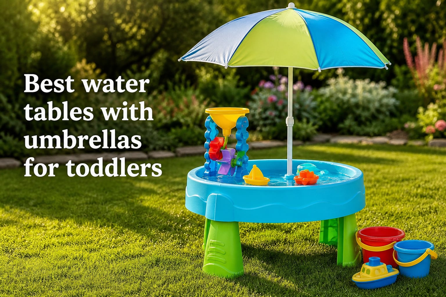 Best water tables with umbrellas for toddlers
