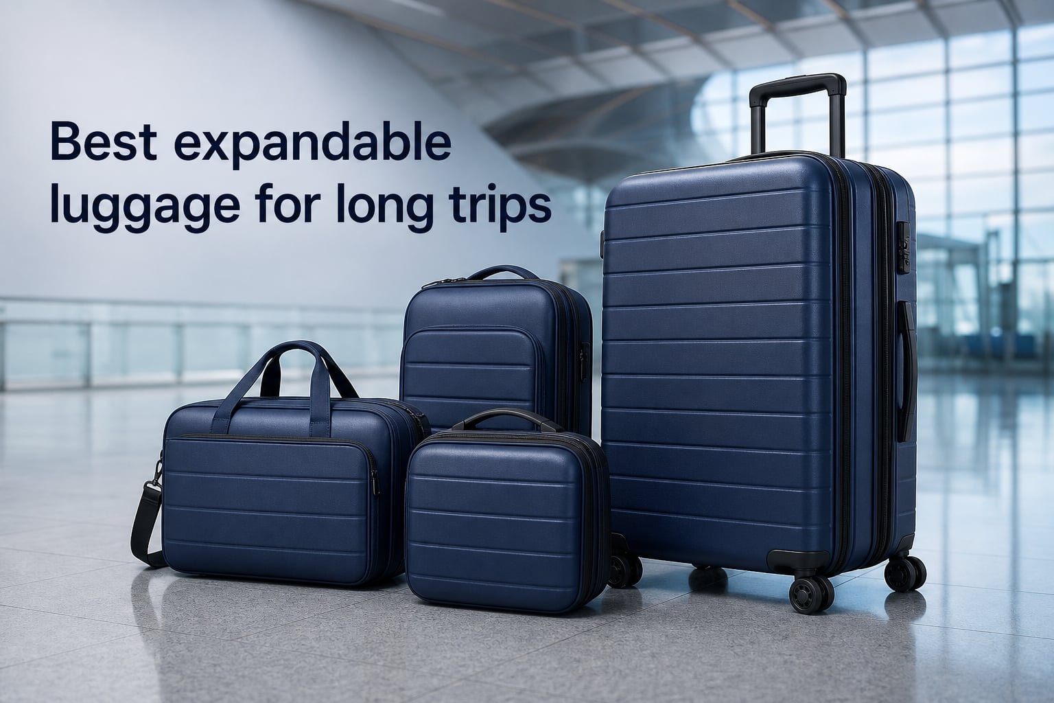 Best expandable luggage for long trips