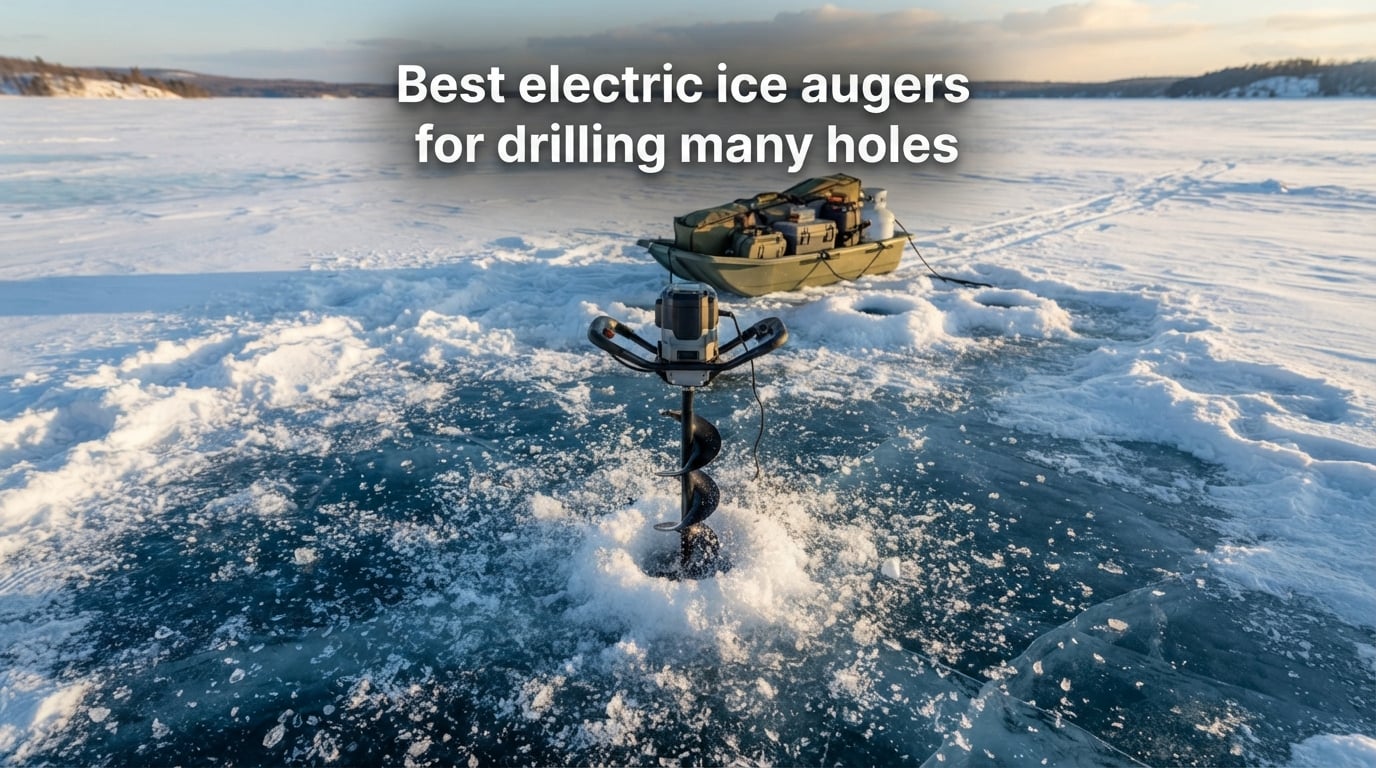 Best electric ice augers for drilling many holes