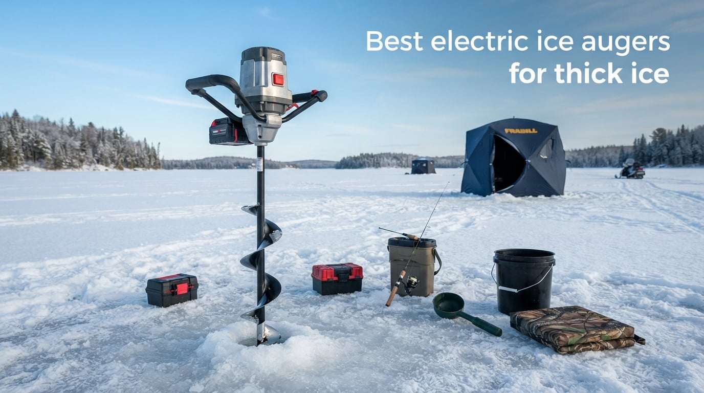 Best electric ice augers for thick ice