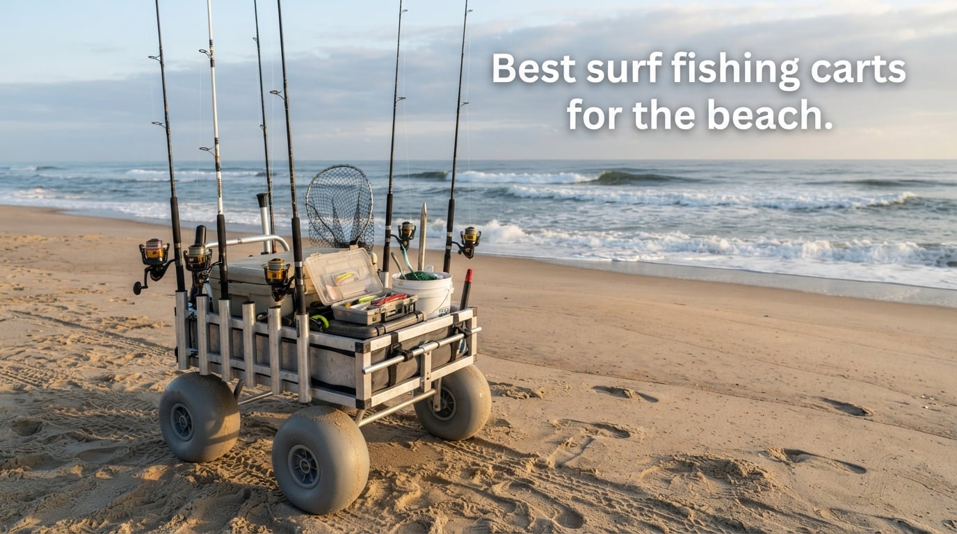 Best surf fishing carts for the beach