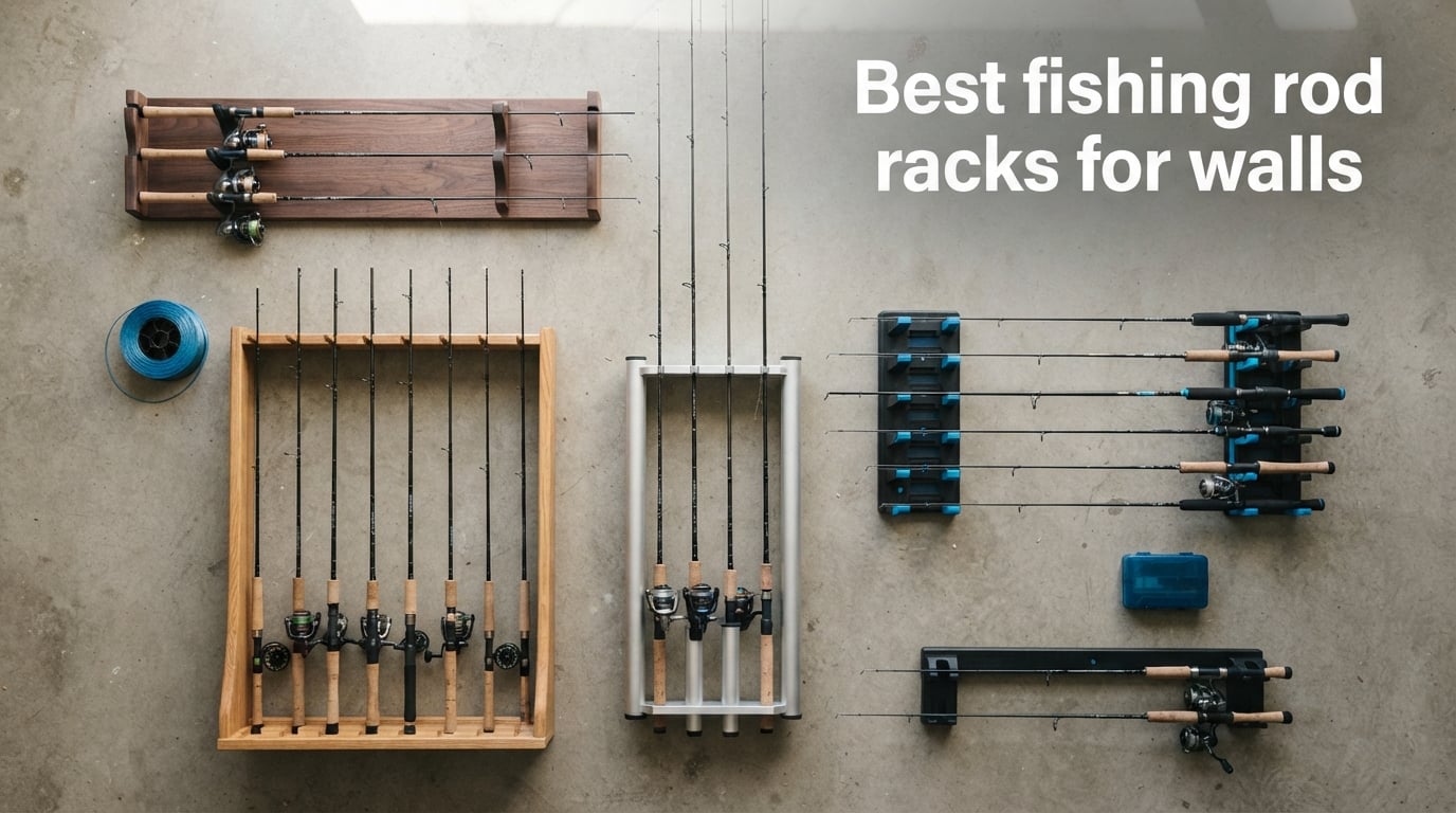 Best fishing rod racks for walls