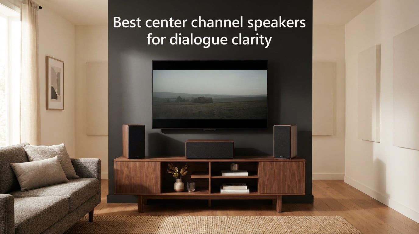 Best center channel speakers for dialogue clarity