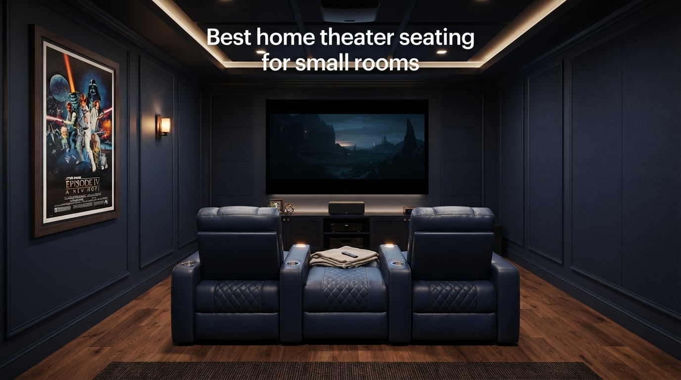 Best home theater seating for small rooms