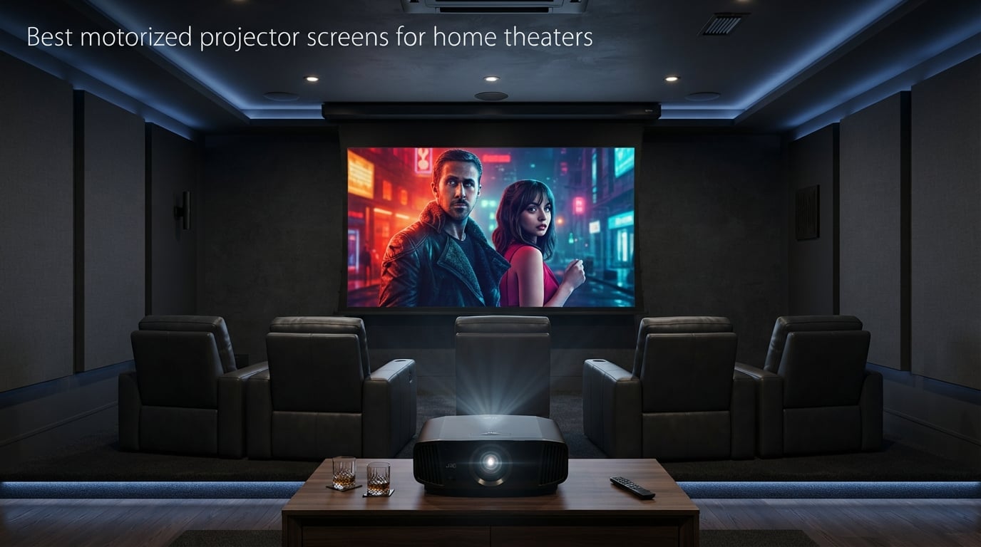 Best motorized projector screens for home theaters