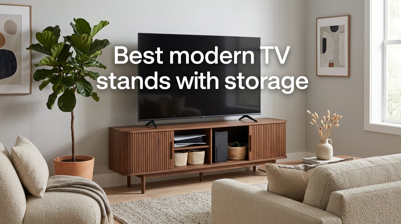 Best modern TV stands with storage