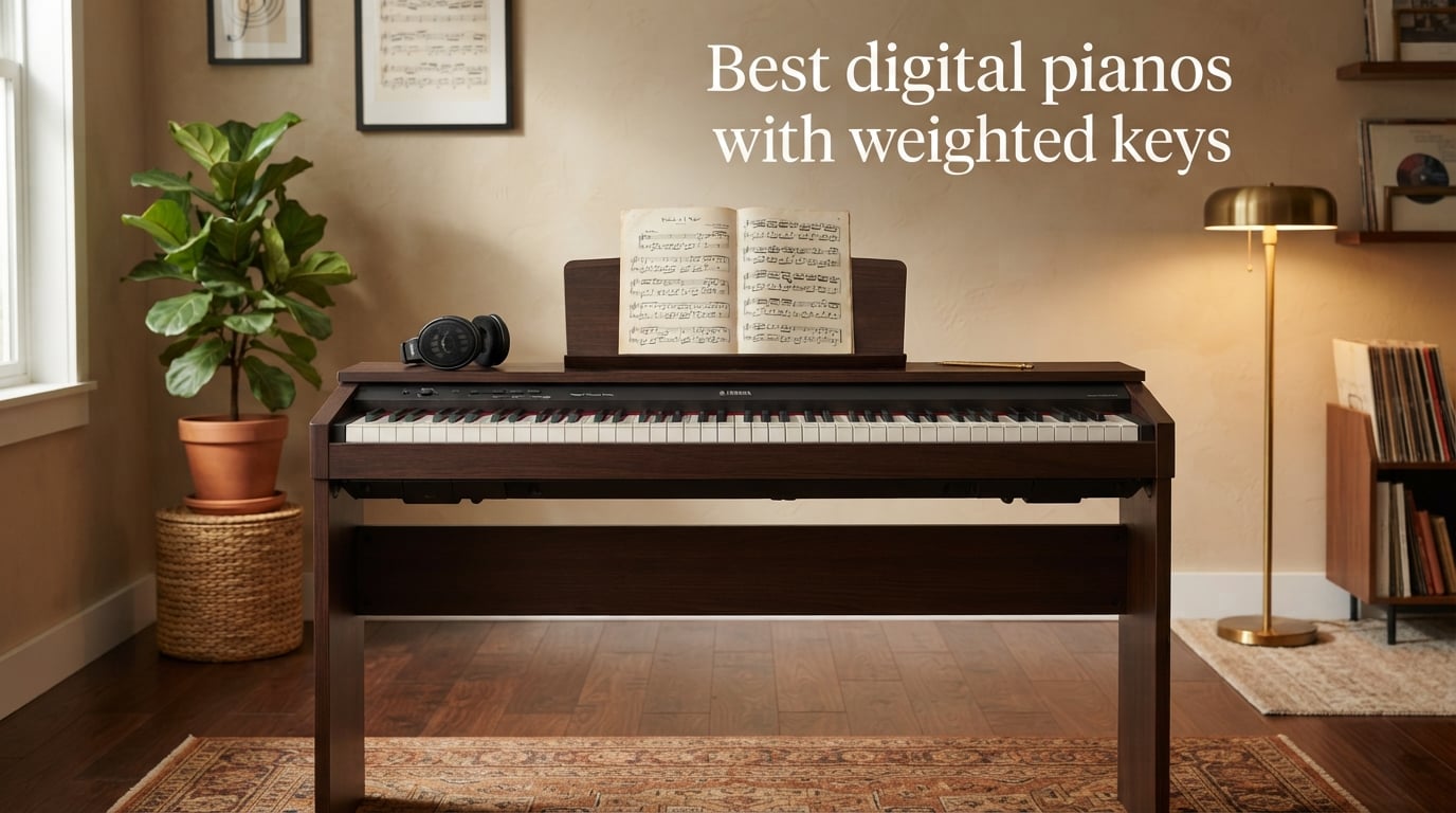 Best digital pianos with weighted keys