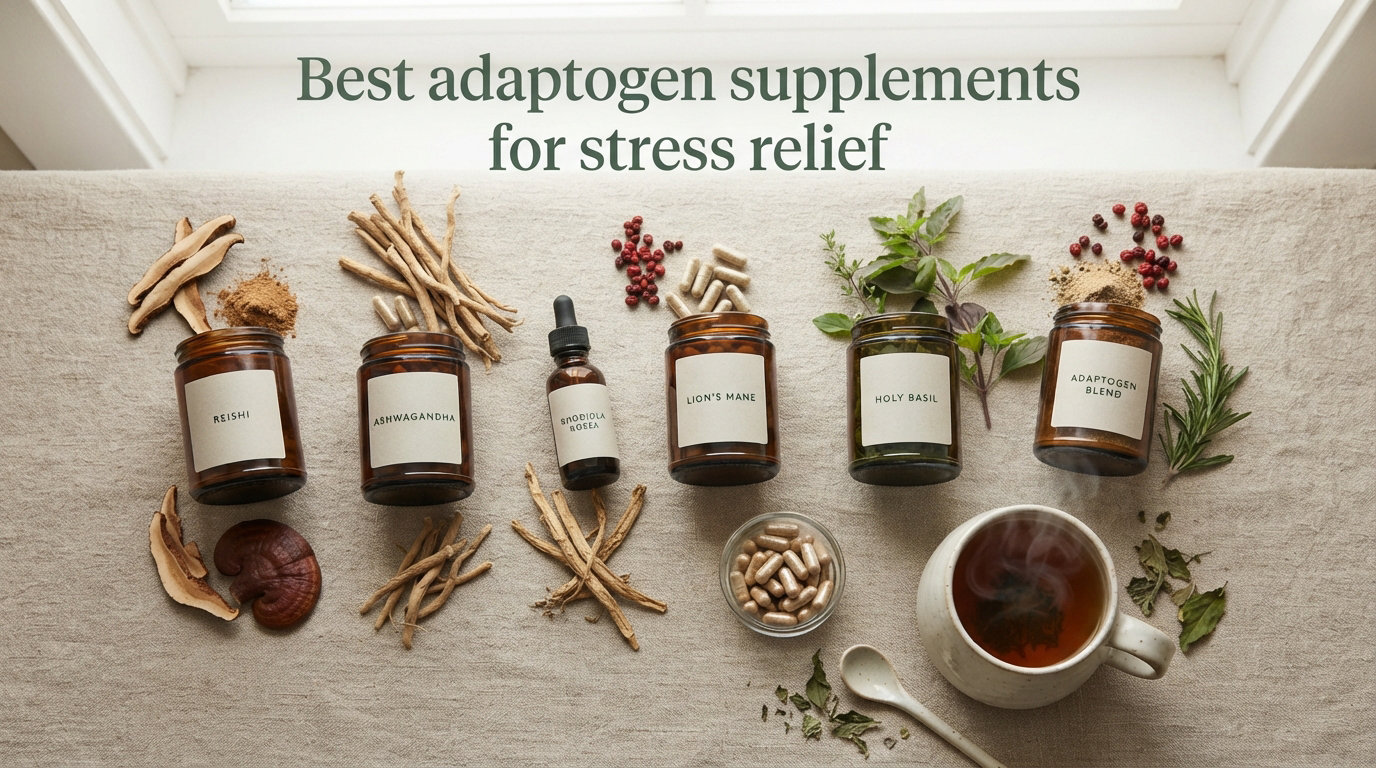 Best adaptogen supplements for stress relief
