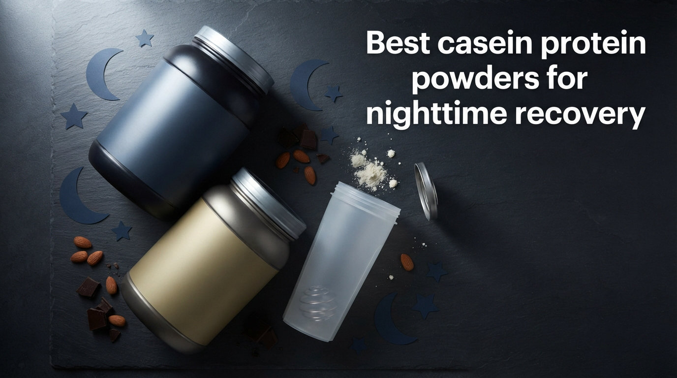 Best casein protein powders for nighttime recovery