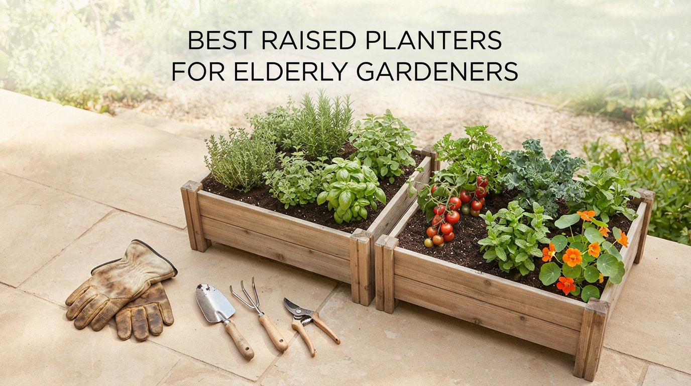 Best raised planters for elderly gardeners