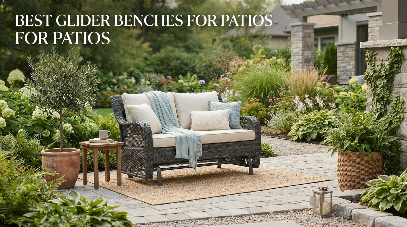 Best glider benches for patios