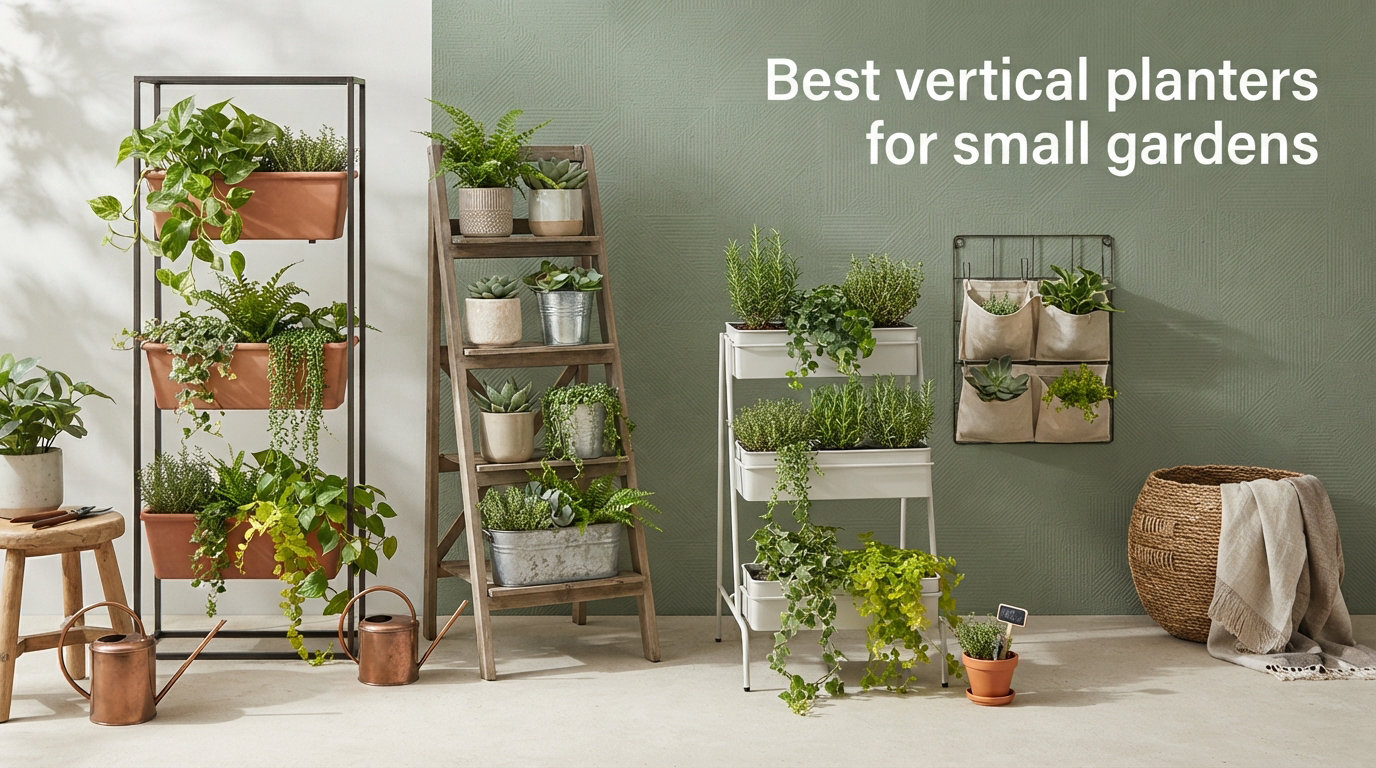 Best vertical planters for small gardens