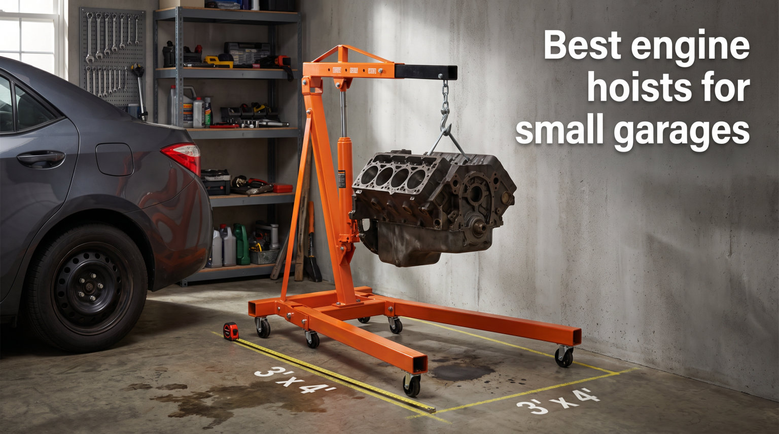 Best engine hoists for small garages