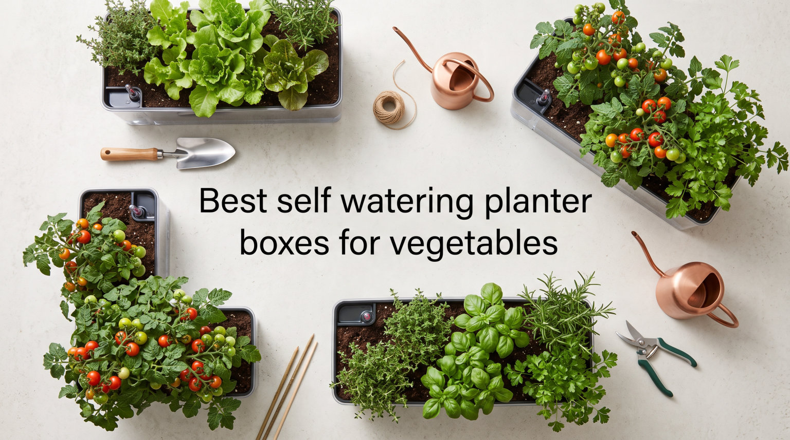 Best self watering planter boxes for vegetables