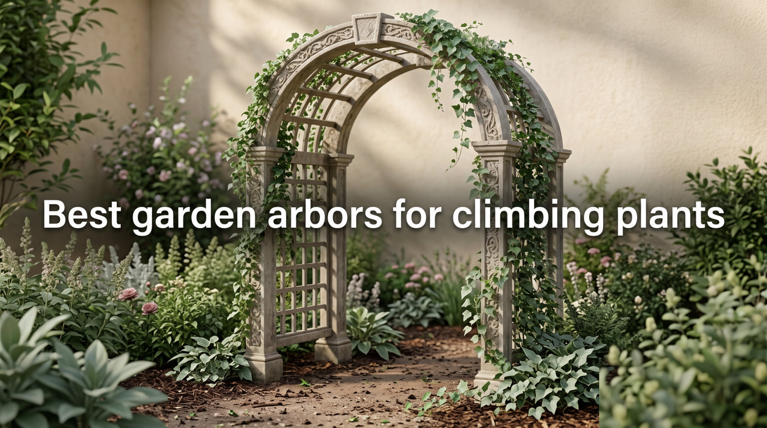 Best garden arbors for climbing plants
