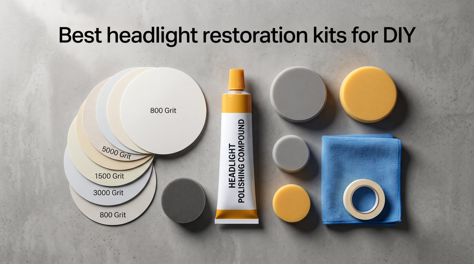 Best headlight restoration kits for DIY