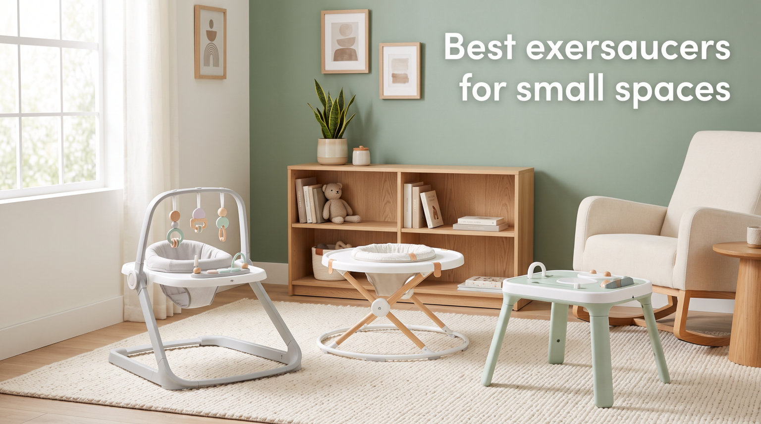 Best exersaucers for small spaces