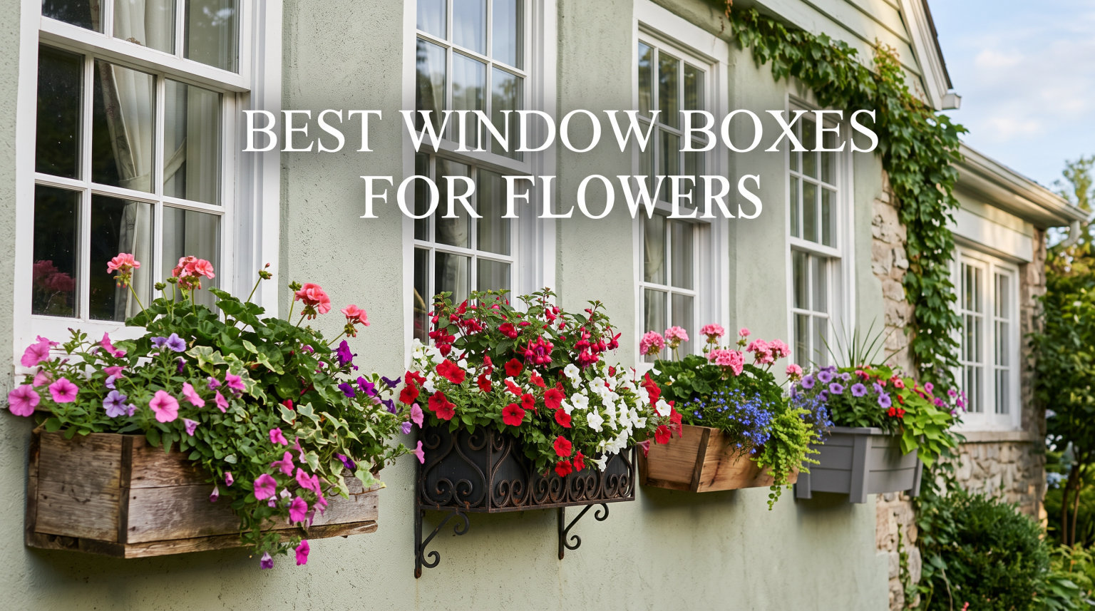 Best window boxes for flowers