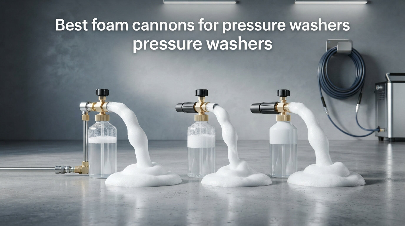 Best foam cannons for pressure washers