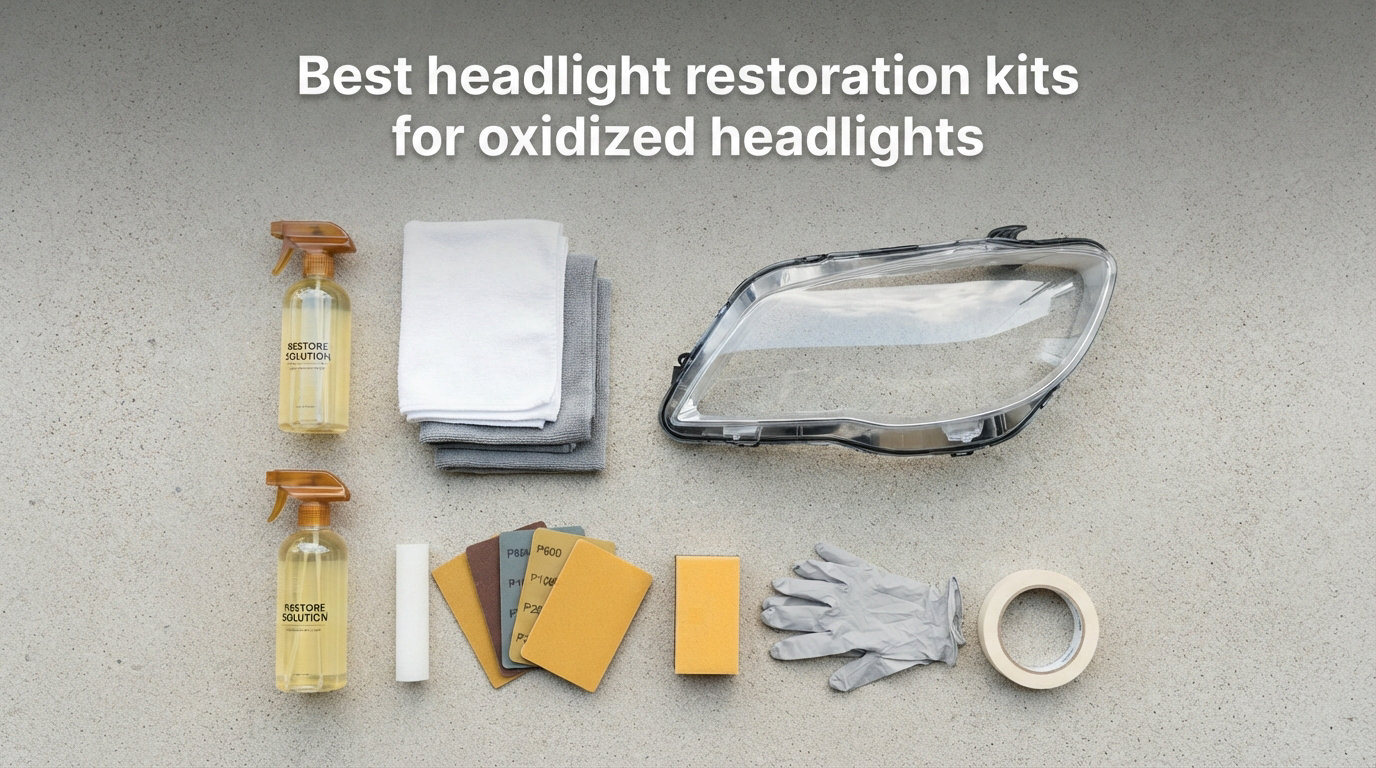 Best headlight restoration kits for oxidized headlights