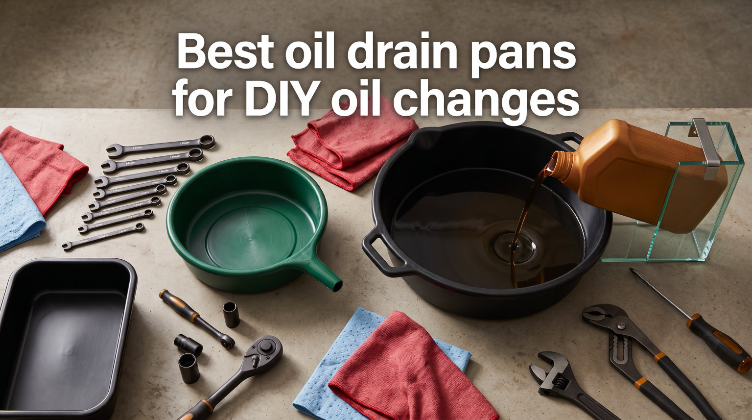 Best oil drain pans for DIY oil changes